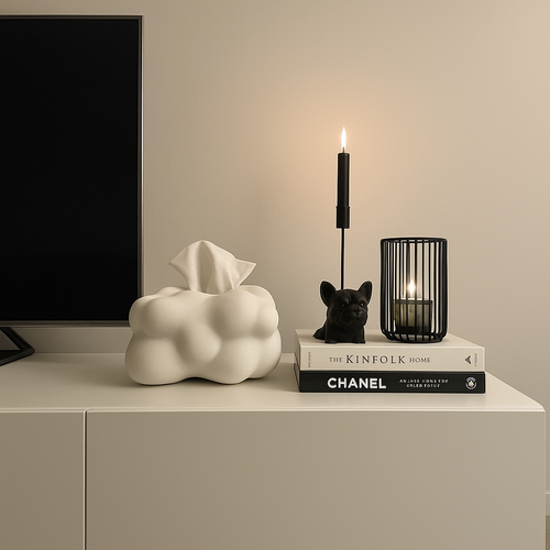 کاور دستمال کاغذی طرح ابری_ارسال فوری،پرطرفدار،رنگ سفیدتکسچری،ارزان