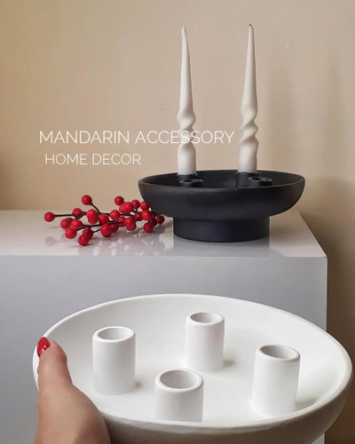 جا شمعی کاسه ای رومیزی_ارسال فوری